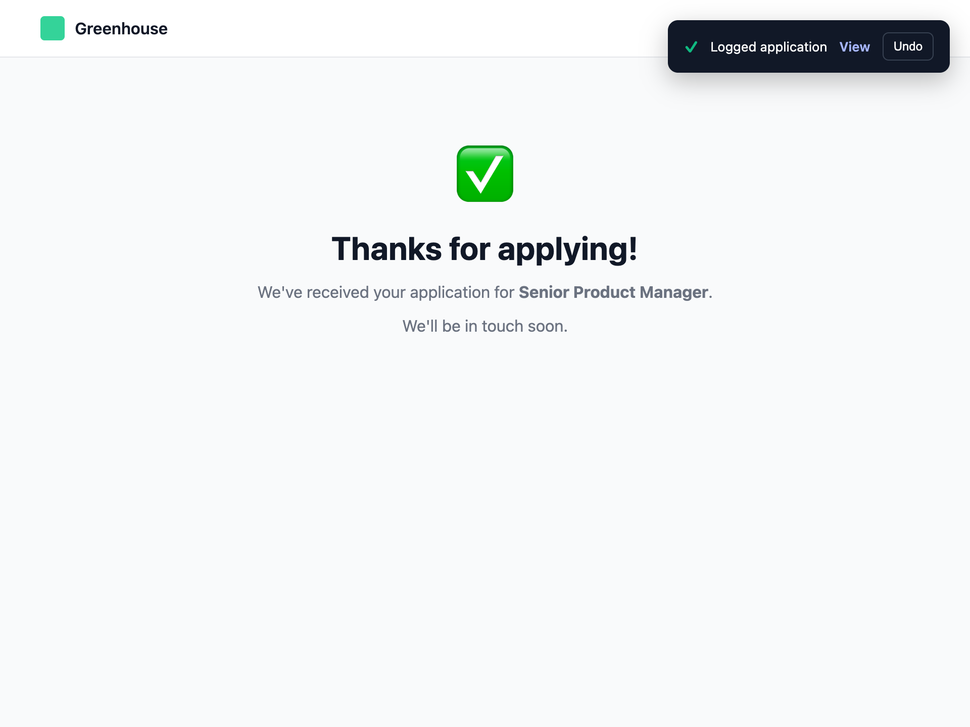 Auto-log toast notification after submitting